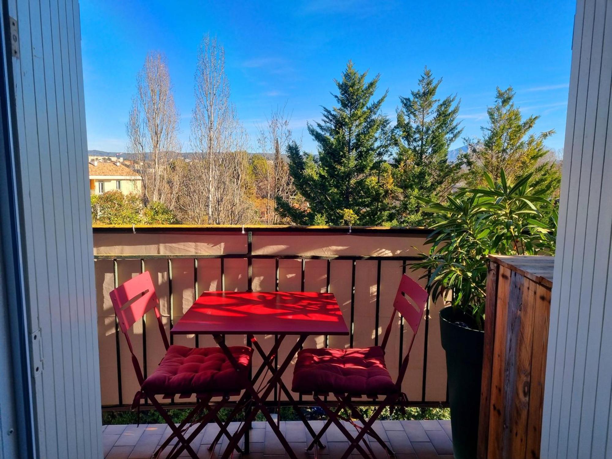 Appartement 2 Queenbed Parking Clim Wifi 엑상프로방스 외부 사진